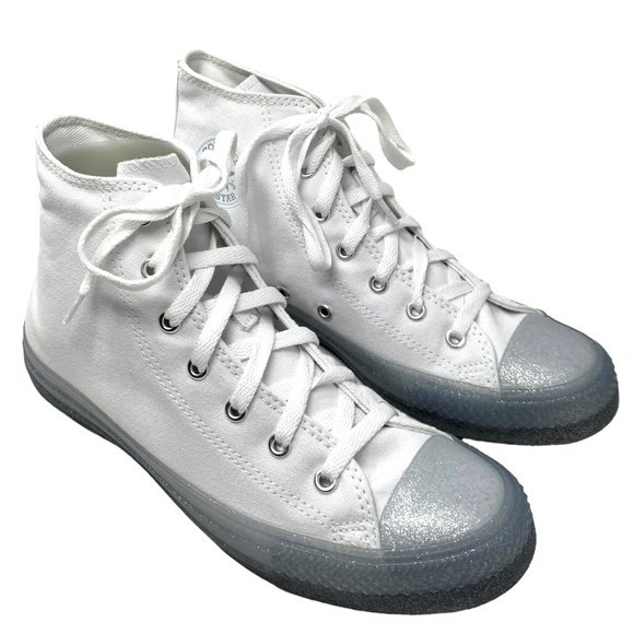 Converse Chuck Taylor High Shoes Casual Sneakers Kids Women White Canvas A02927F - Picture 3 of 10